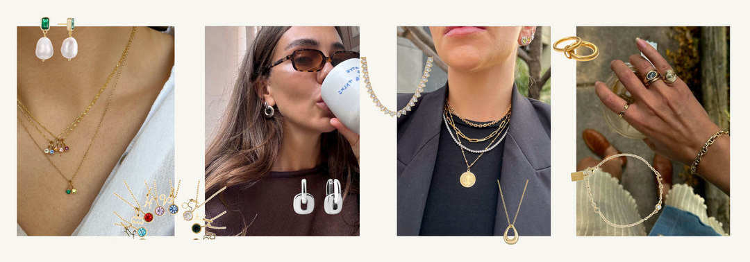 4 Outfits de Otoño elevados con joyería.