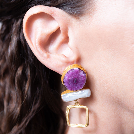 Velua Natural Stone Earrings