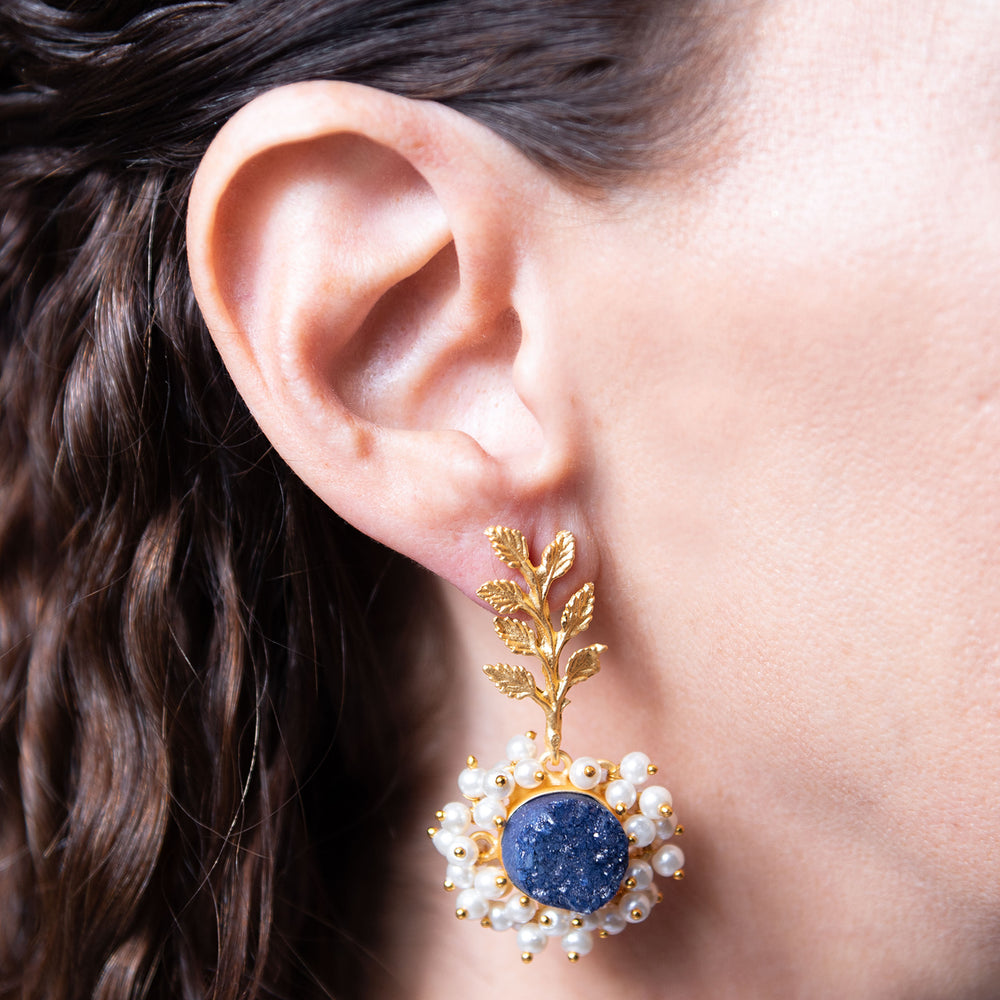 Nikandra Natural Stone Earrings