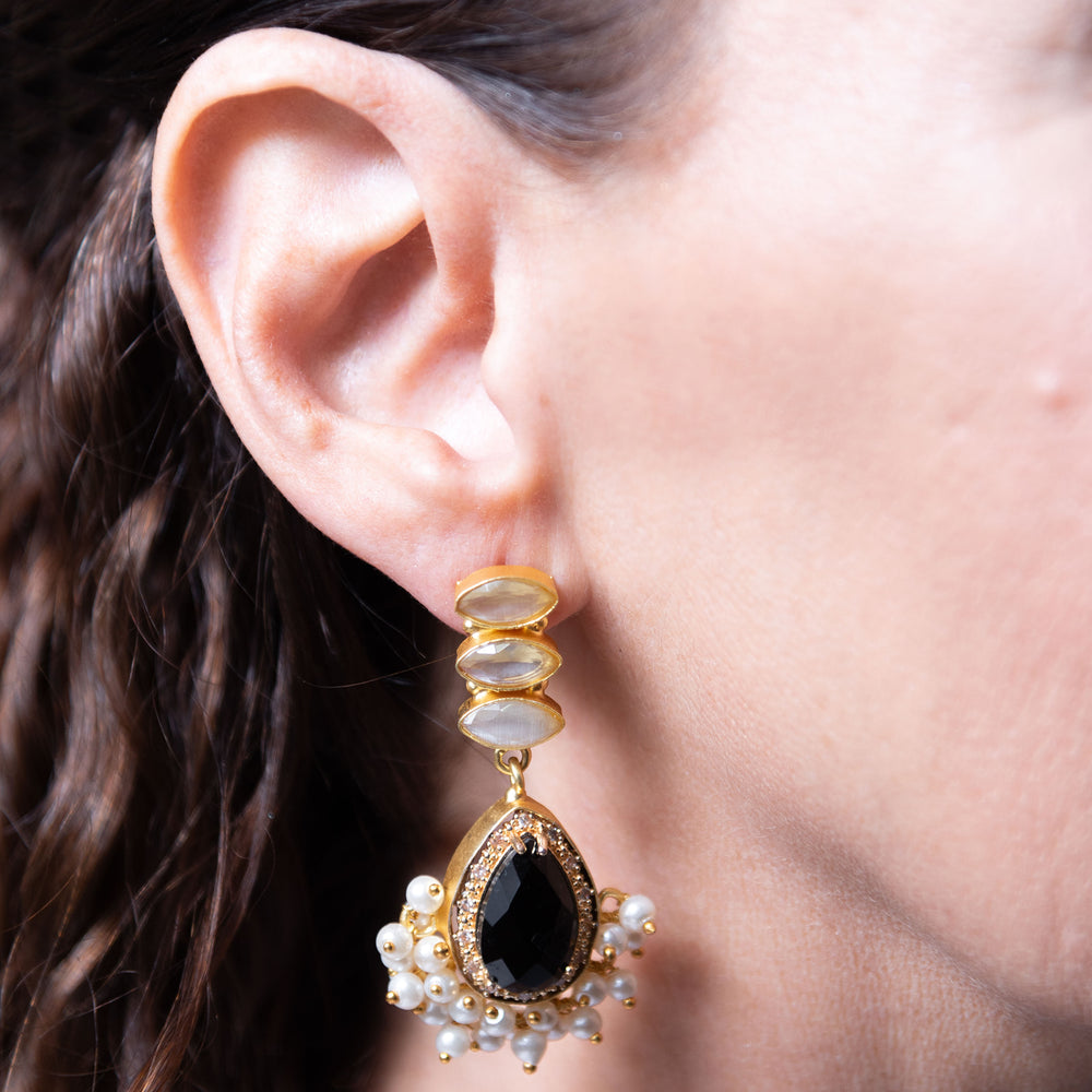 Grecilia Natural Stone Earrings