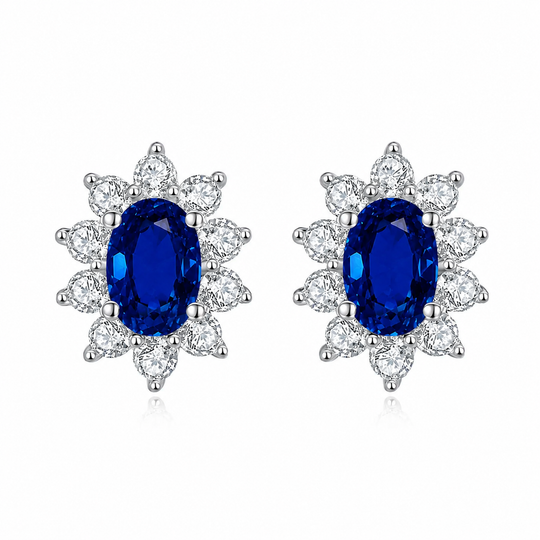 Esme Earrings Navy Blue