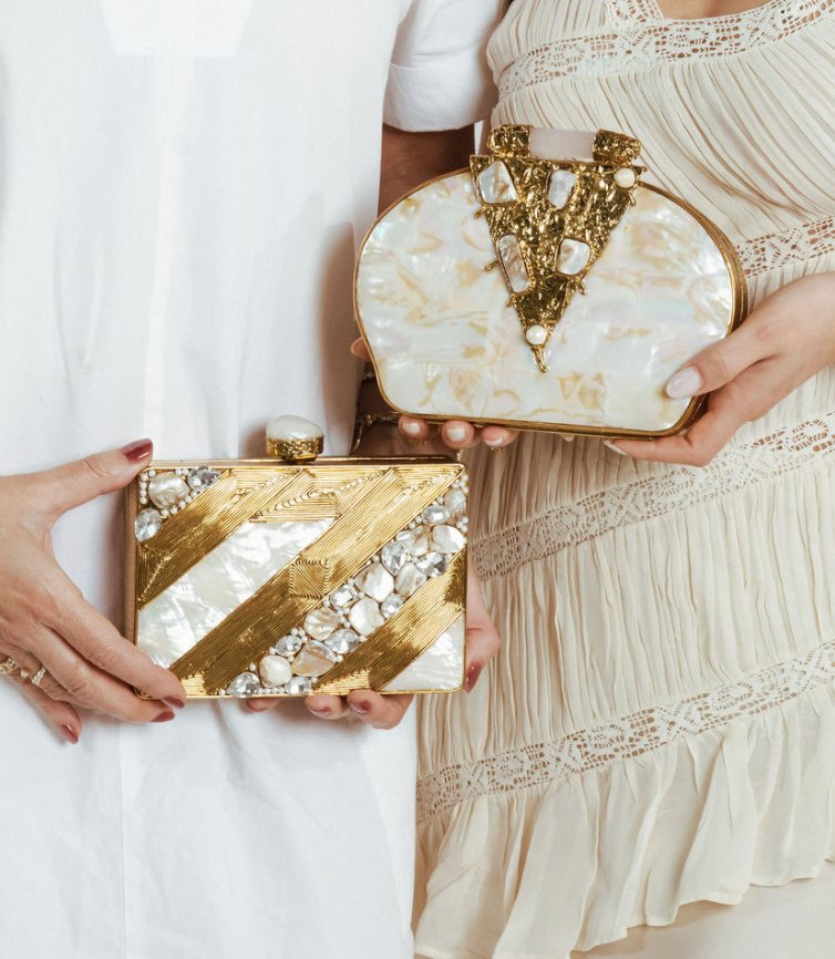 Penelope Clutch Gold