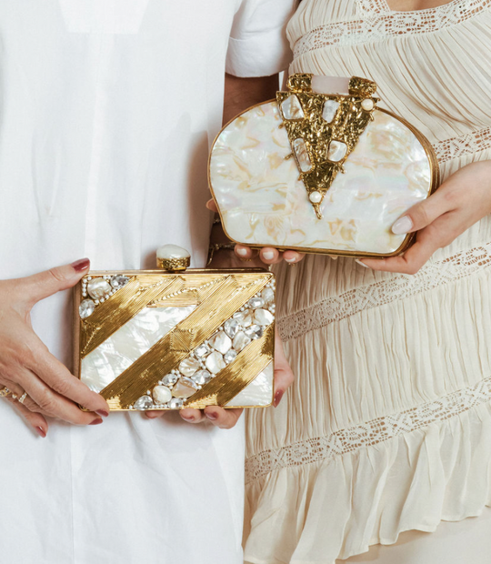 Penelope Clutch Gold