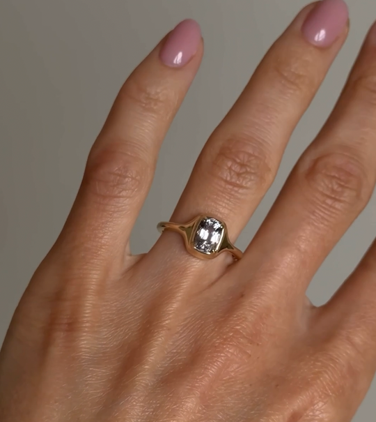 Bold Cushion Cut Ring