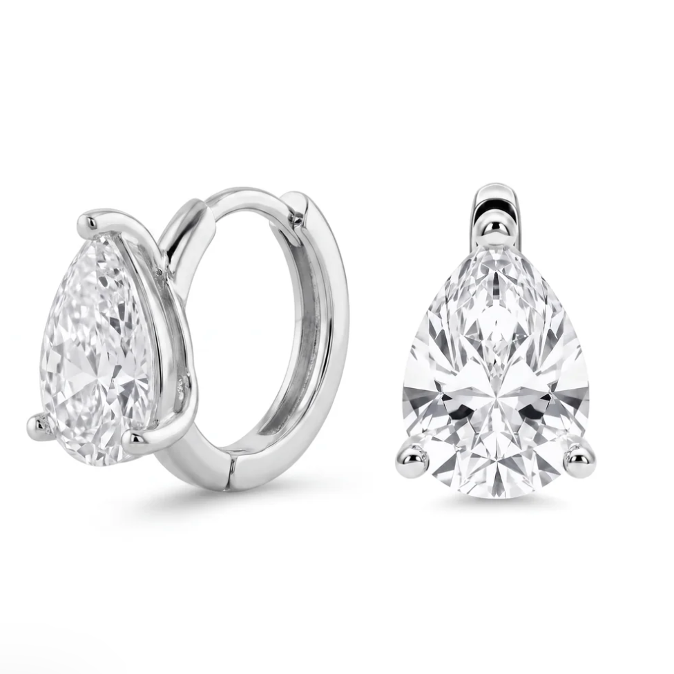 Pear Huggies Silver