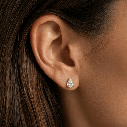 Pear Cut Studs