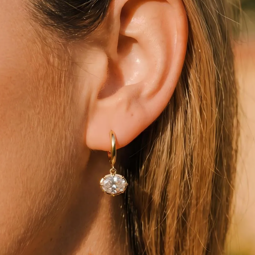 Hailey Maxi Earrings Gold PREORDER