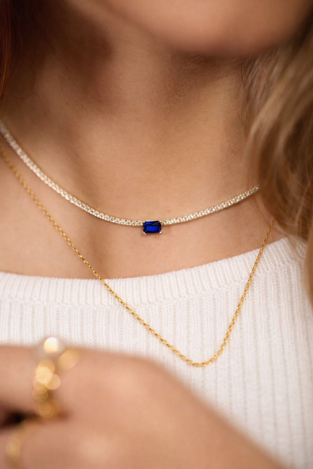 Jenna Necklace Blue