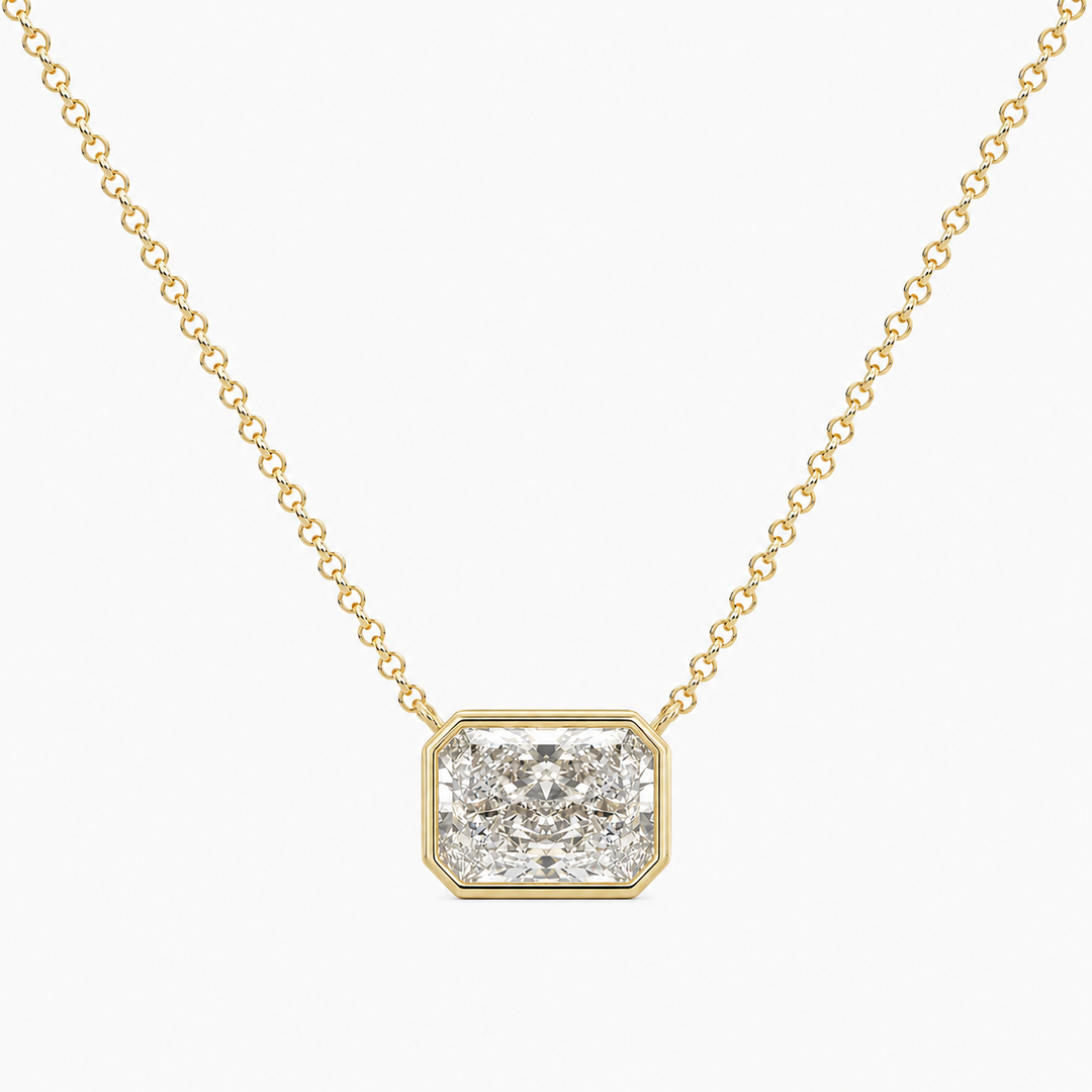 Bezel Necklace 2CT
