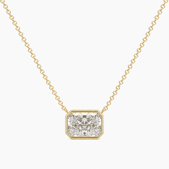 Bezel Necklace 2CT
