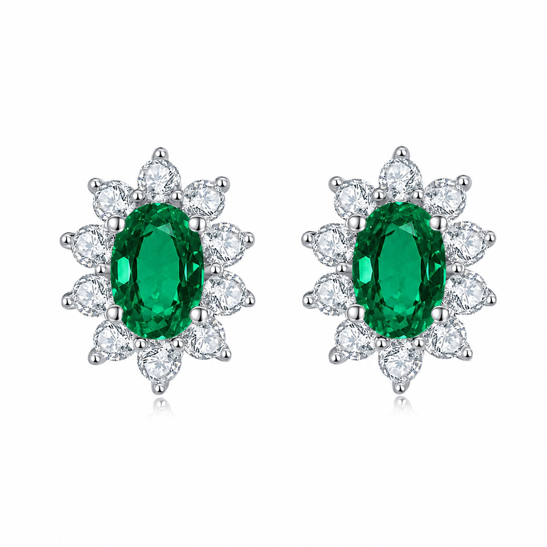Esme Earrings Green