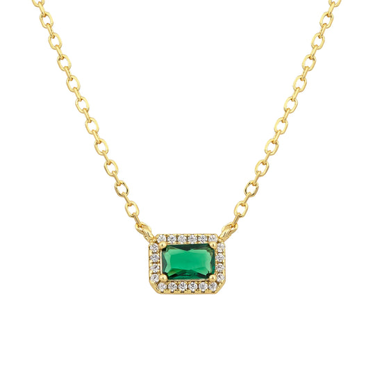 Caimile Necklace Green