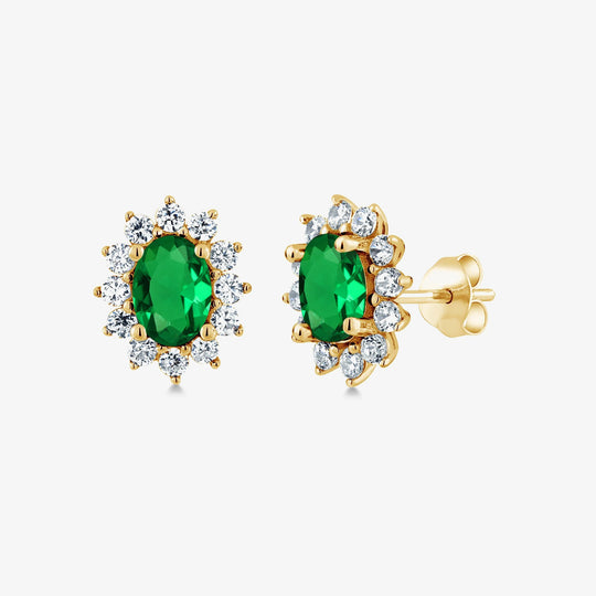 Caia Earrings Green