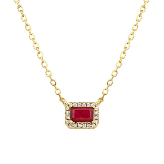 Caimile Necklace Red