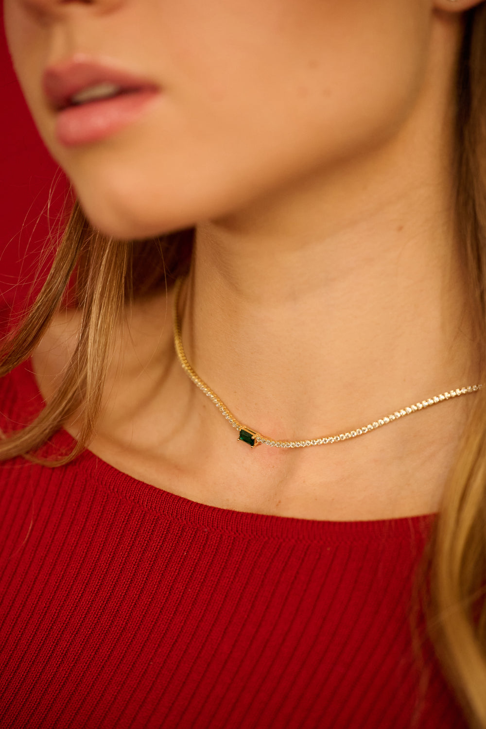 Jenna Necklace Green