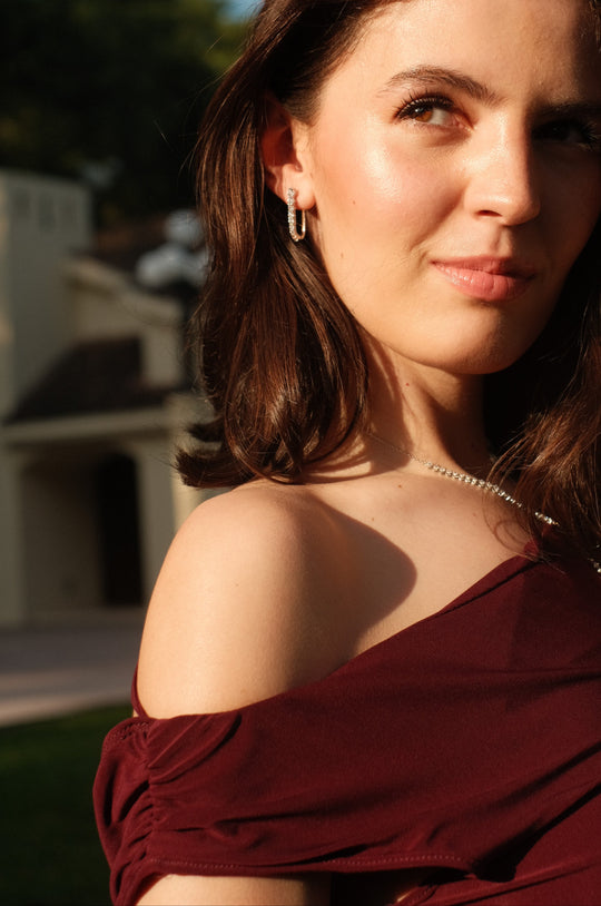 Amina Earrings Silver