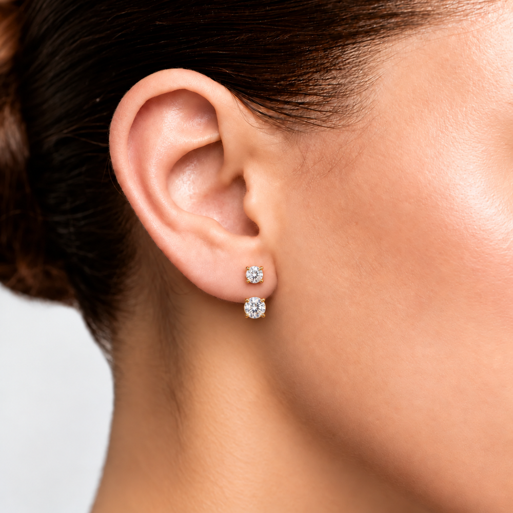 Round Brilliant Studs
