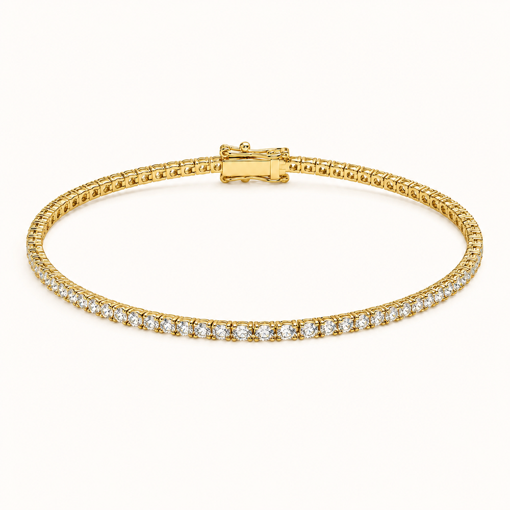 Tennis Helia Bracelet Gold
