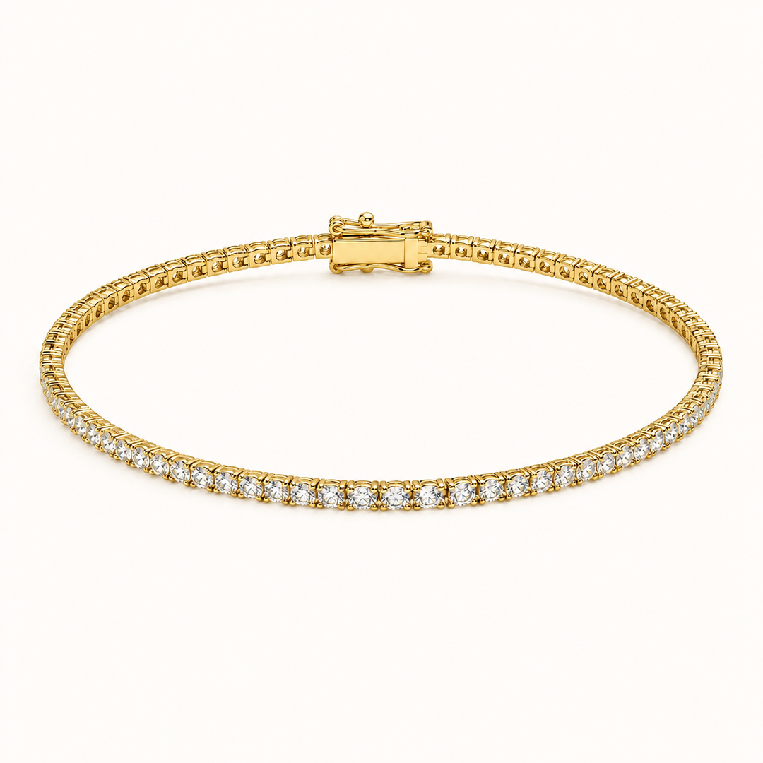 Tennis Helia Bracelet Gold