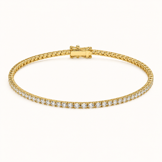 Tennis Helia Bracelet Gold