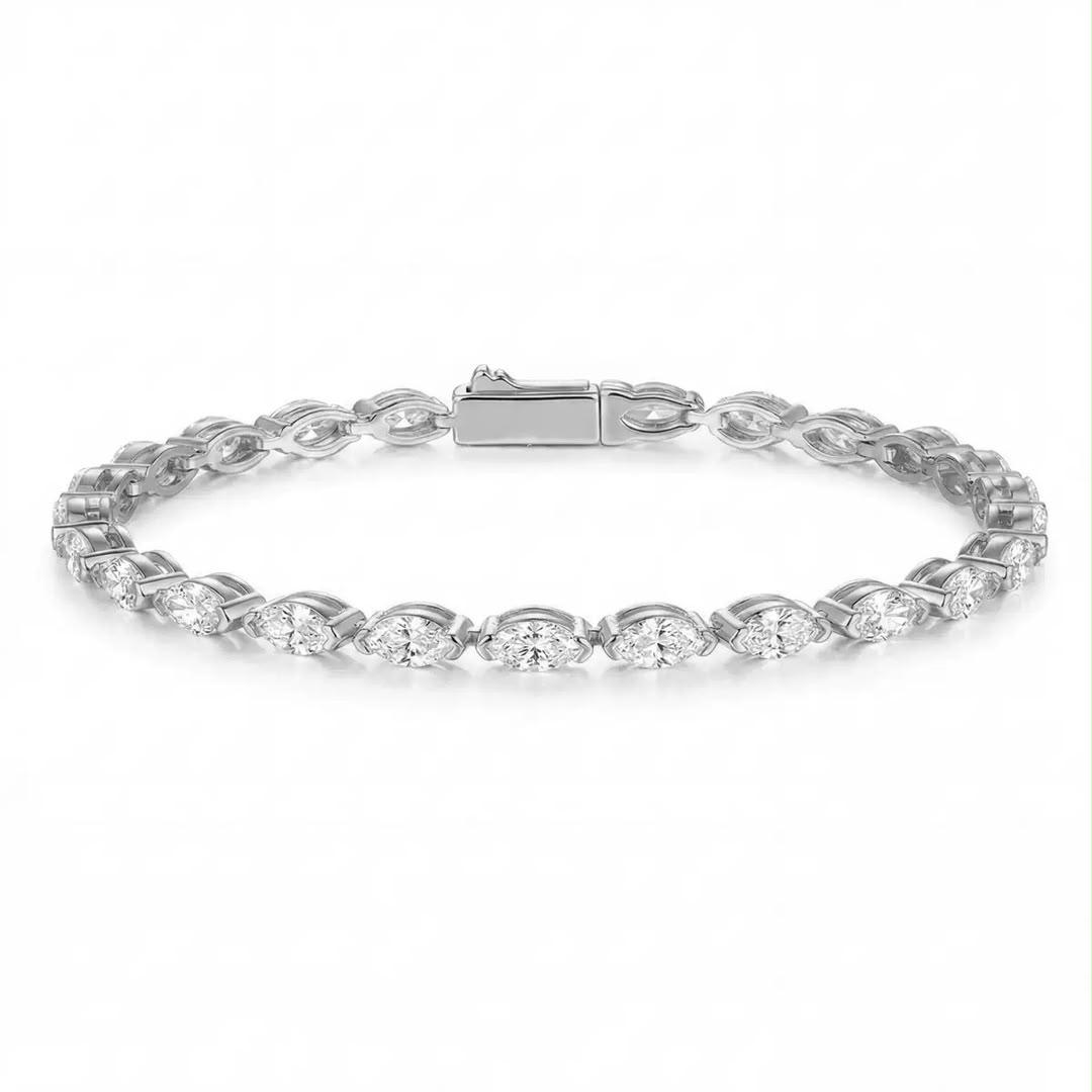 Marquise Bracelet Silver