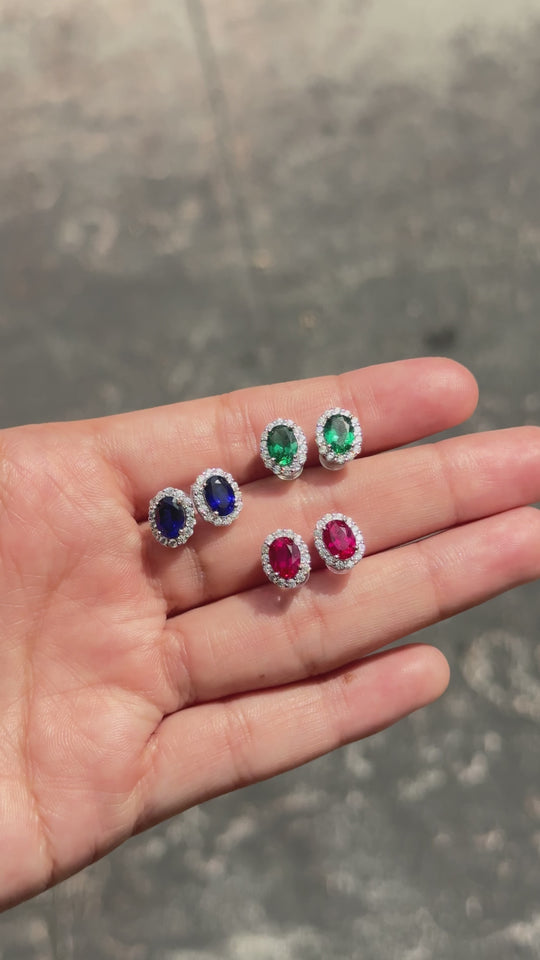 Halo Pink Earrings