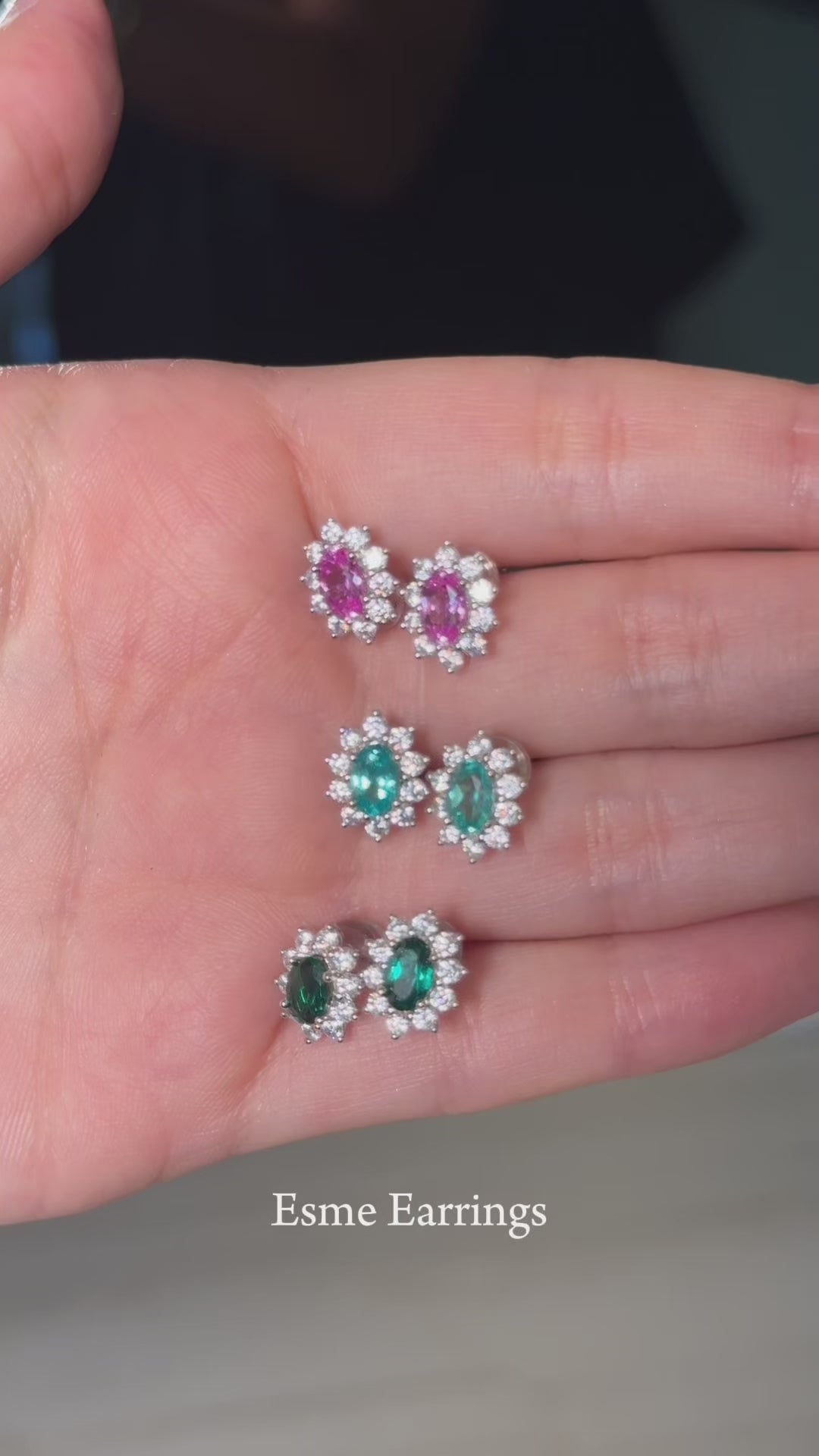 Esme Earrings Blue