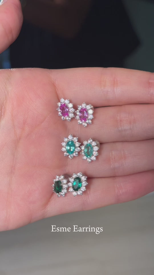 Esme Earrings Blue