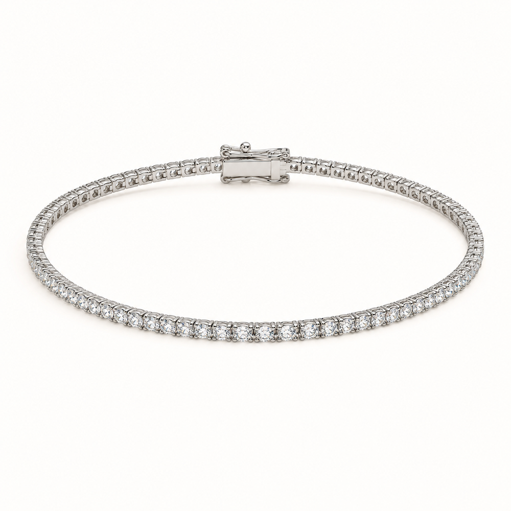 Tennis Helia Bracelet Silver