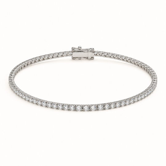 Tennis Helia Bracelet Silver
