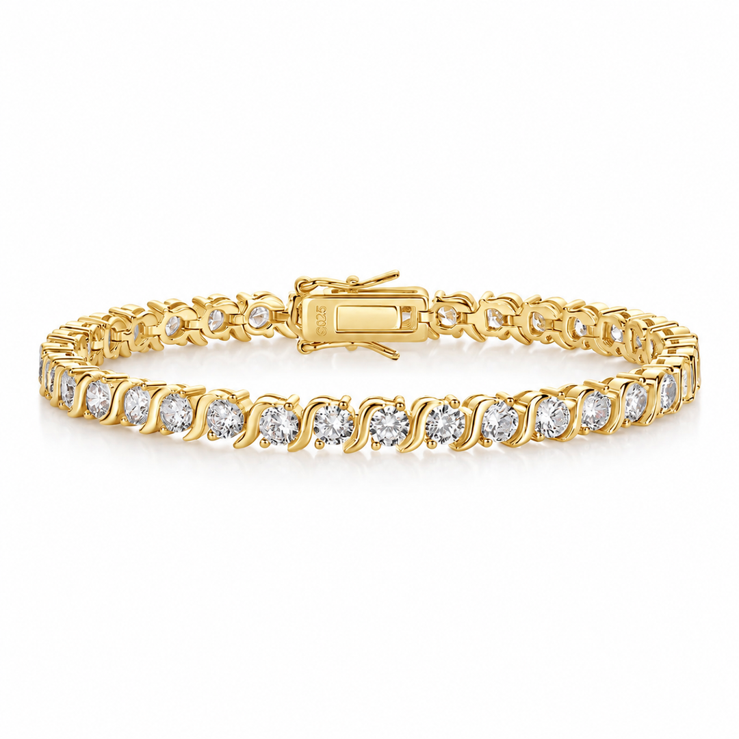 Tiffany Round Cut Bracelet Gold